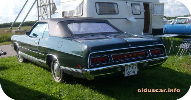 1971 Ford LTD Convertible Coupe back
